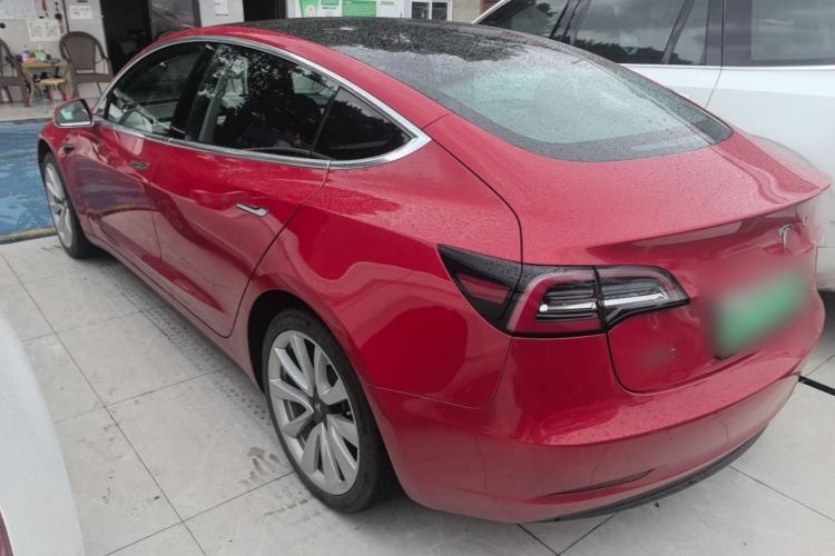 Used Tesla Model 3 2019 Standard Range Rear-Drive Upgraded Version Rear Left 45 Deg