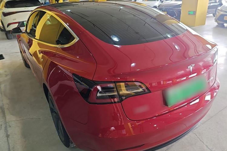 Used Tesla Model 3 2019 Standard Range Rear-Drive Upgraded Version Rear Left 45 Deg