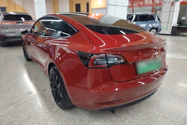 Used Tesla Model 3 2019 Long-Range All-Wheel-Drive Version Rear Left 45 Deg