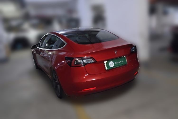 Used Tesla Model 3 2019 Standard Range Rear-Drive Upgraded Version Rear Left 45 Deg