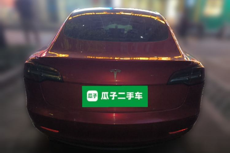 Used Tesla Model 3 2019 Long-Range Rear-Wheel-Drive Version Rear