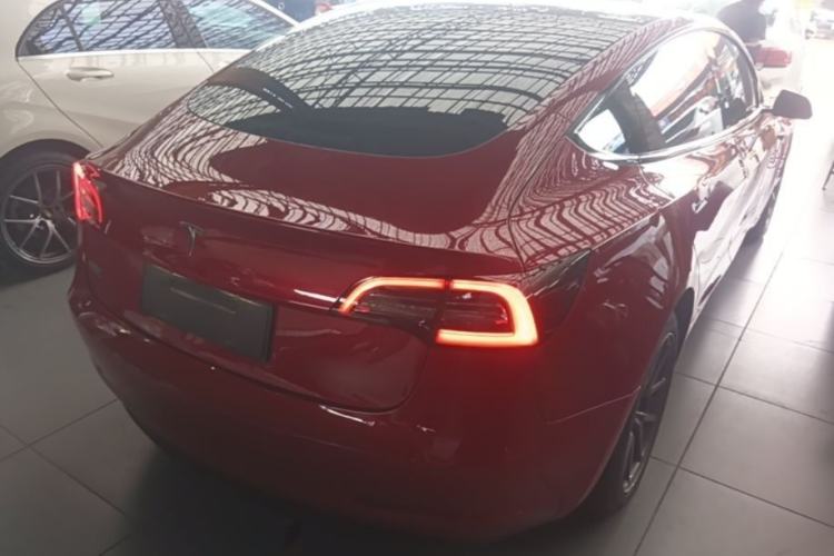 Used Tesla Model 3 2019 Standard Range Rear-Drive Upgraded Version Rear Right 45 Deg