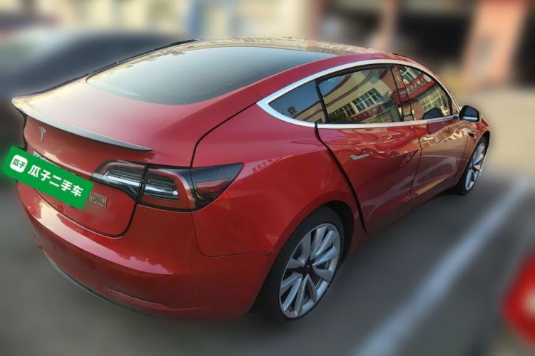 Used Tesla Model 3 2019 Standard Range Rear-Drive Upgraded Version Rear Right 45 Deg
