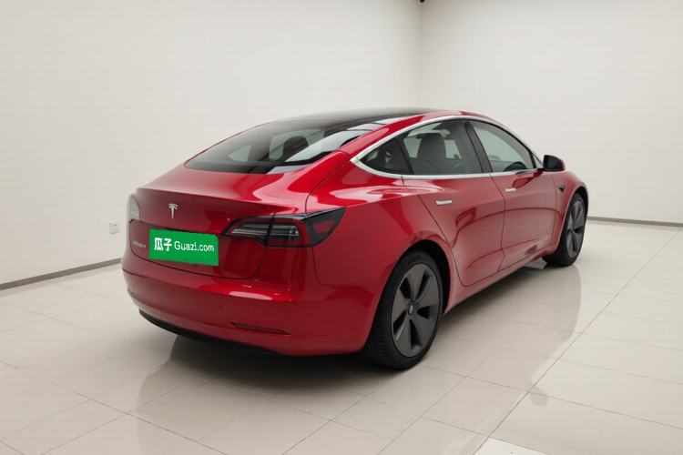 Used Tesla Model 3 2019 Standard Range Rear-Drive Upgraded Version Rear Right 45 Deg