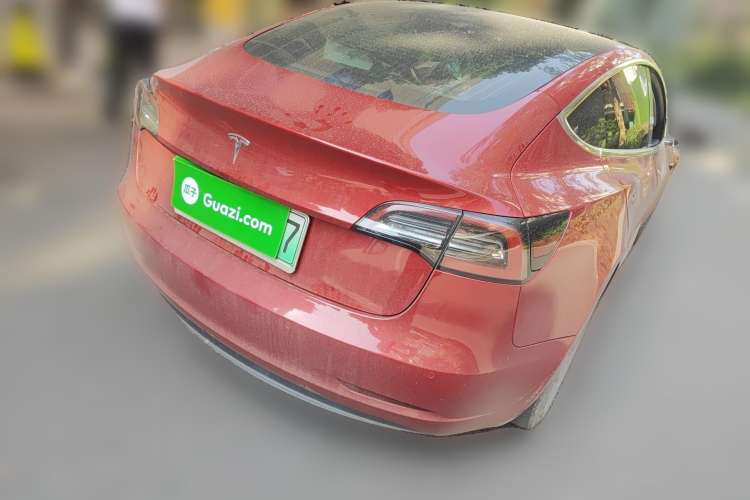 Used Tesla Model 3 2019 Standard Range Rear-Wheel Drive Upgraded Version (60 kWh) Rear Right 45 Deg