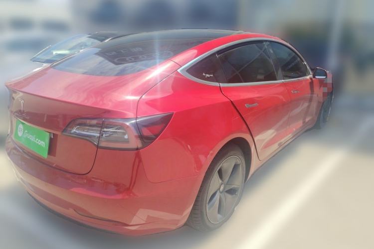Used Tesla Model 3 2019 Standard Range Rear-Wheel Drive Upgraded Version (60 kWh) Rear Right 45 Deg