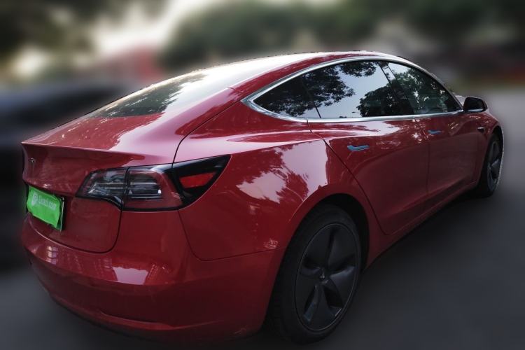 Used Tesla Model 3 2019 Standard Range Rear-Drive Upgraded Version Rear Right 45 Deg