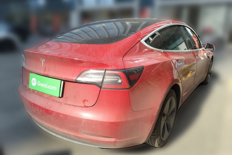Used Tesla Model 3 2019 Long-Range Rear-Wheel-Drive Version Rear Right 45 Deg