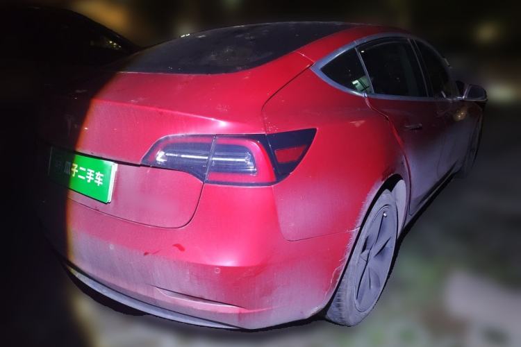Used Tesla Model 3 2019 Standard Range Rear-Drive Upgraded Version Rear Right 45 Deg