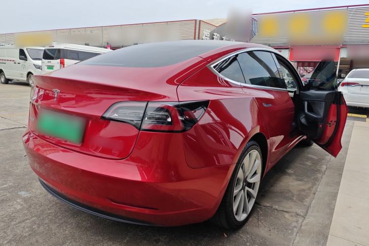 Used Tesla Model 3 2019 Standard Range Rear-Drive Upgraded Version Rear Right 45 Deg