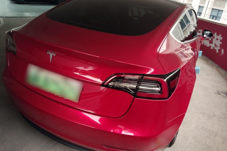 Used Tesla Model 3 2019 Standard Range Rear-Drive Upgraded Version Rear Right 45 Deg
