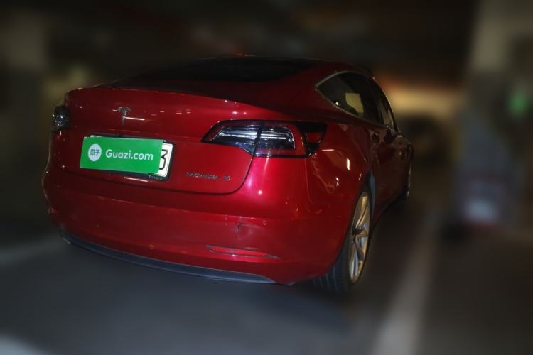 Used Tesla Model 3 2019 Standard Range Rear-Drive Upgraded Version Rear Right 45 Deg