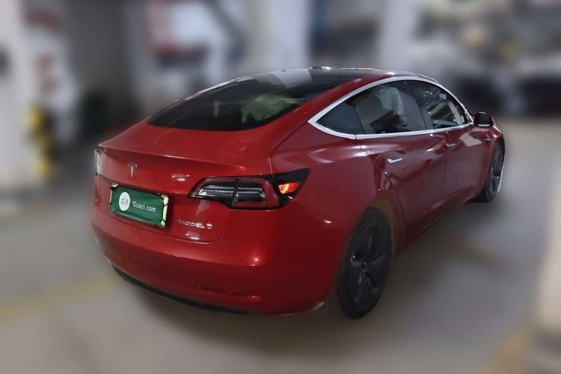 Used Tesla Model 3 2019 Standard Range Rear-Drive Upgraded Version Rear Right 45 Deg