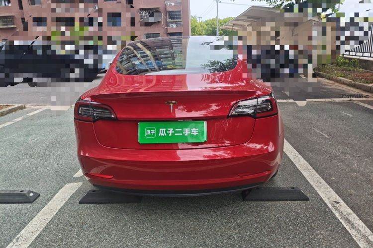 Used Tesla Model 3 2019 Long-Range Rear-Wheel-Drive Version Rear