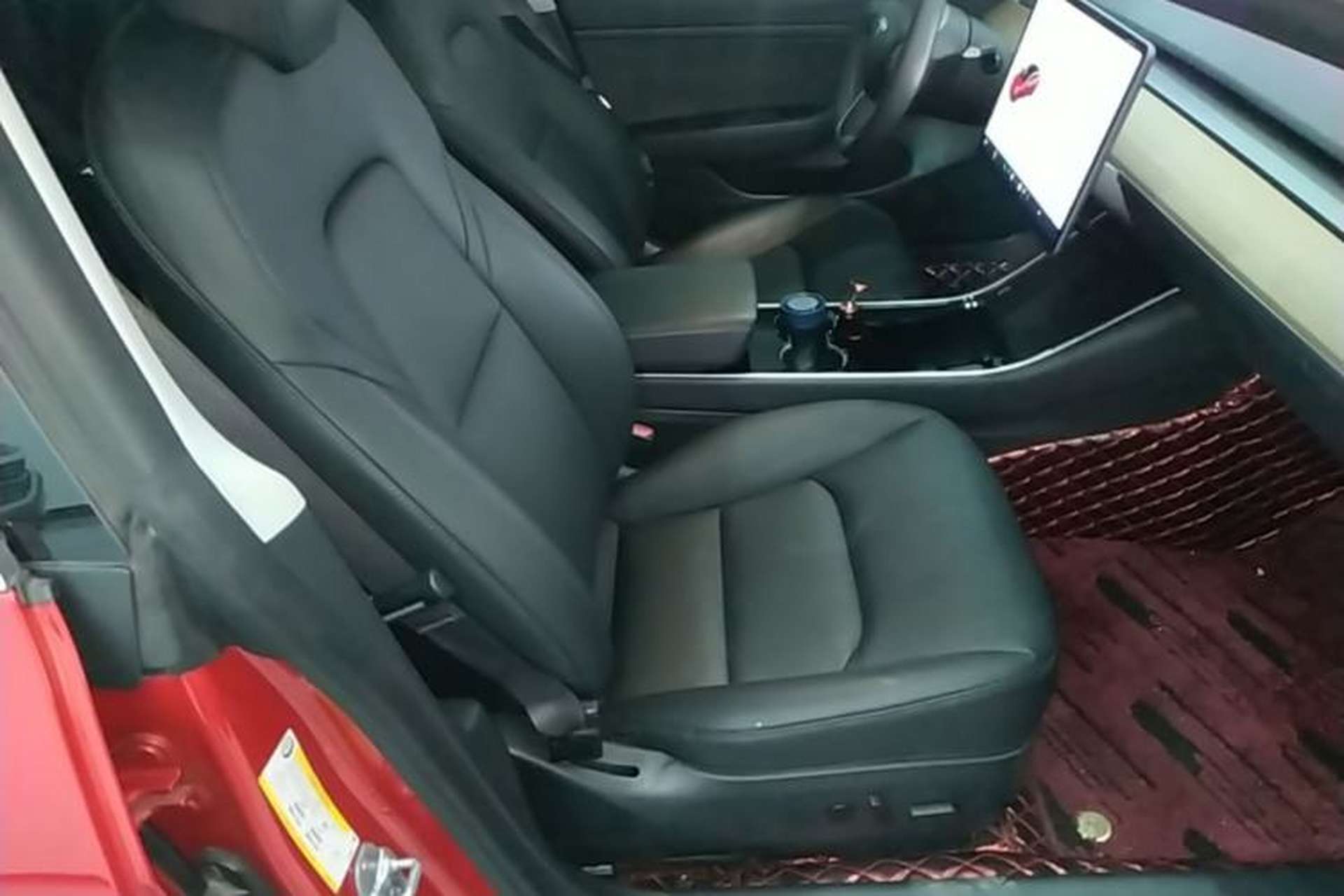 Used Tesla Model 3 2019 Standard Range Rear-Drive Upgraded Version Right Front Seat