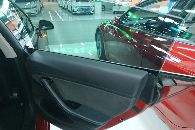 Used Tesla Model 3 2019 Long-Range Rear-Wheel-Drive Version Right Rear Door Interior