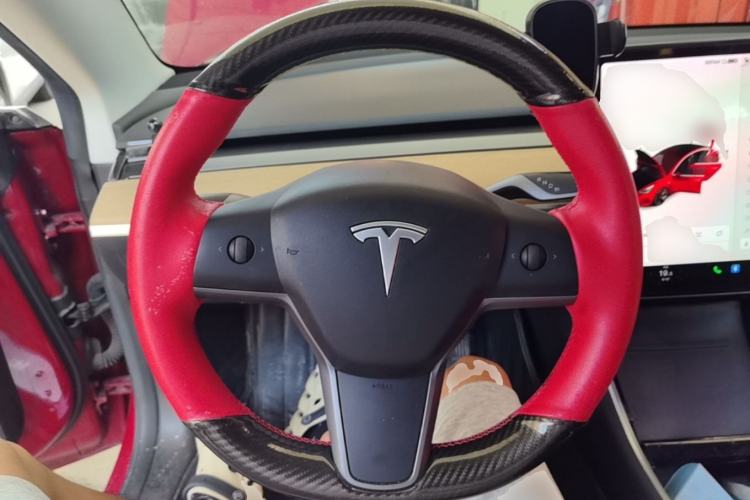 Used Tesla Model 3 2019 Long-Range Rear-Wheel-Drive Version Steering Wheel