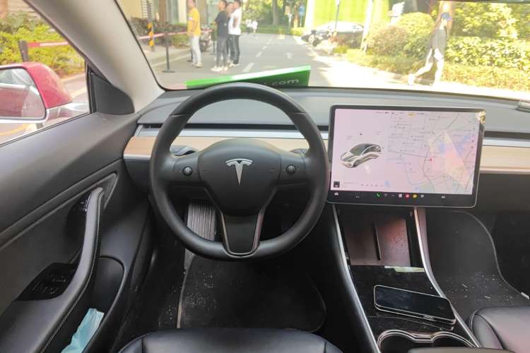 Used Tesla Model 3 2019 Standard Range Rear-Wheel Drive Upgraded Version (60 kWh) Steering Wheel