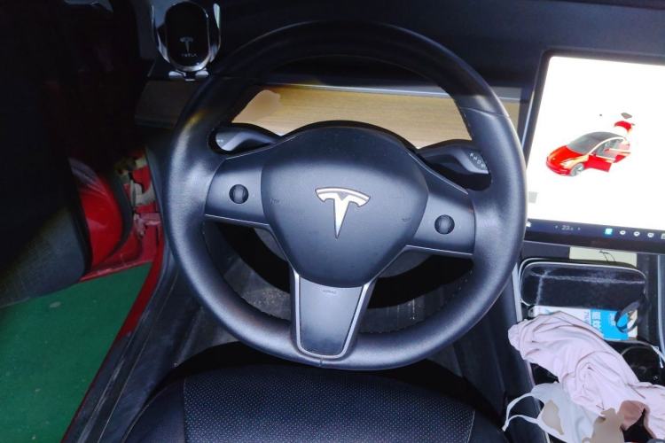Used Tesla Model 3 2019 Standard Range Rear-Wheel Drive Upgraded Version (60 kWh) Steering Wheel