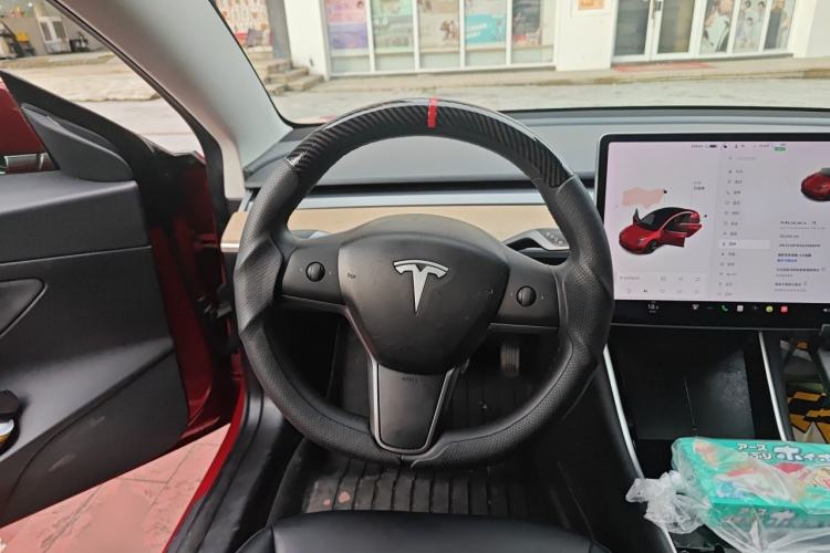 Used Tesla Model 3 2019 Standard Range Rear-Wheel Drive Upgraded Version (60 kWh) Steering Wheel