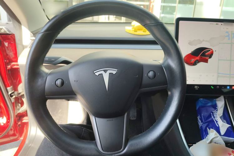 Used Tesla Model 3 2019 Long-Range Rear-Wheel-Drive Version Steering Wheel