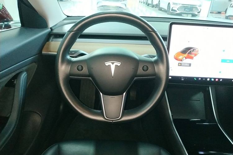 Used Tesla Model 3 2019 Long-Range Rear-Wheel-Drive Version Steering Wheel