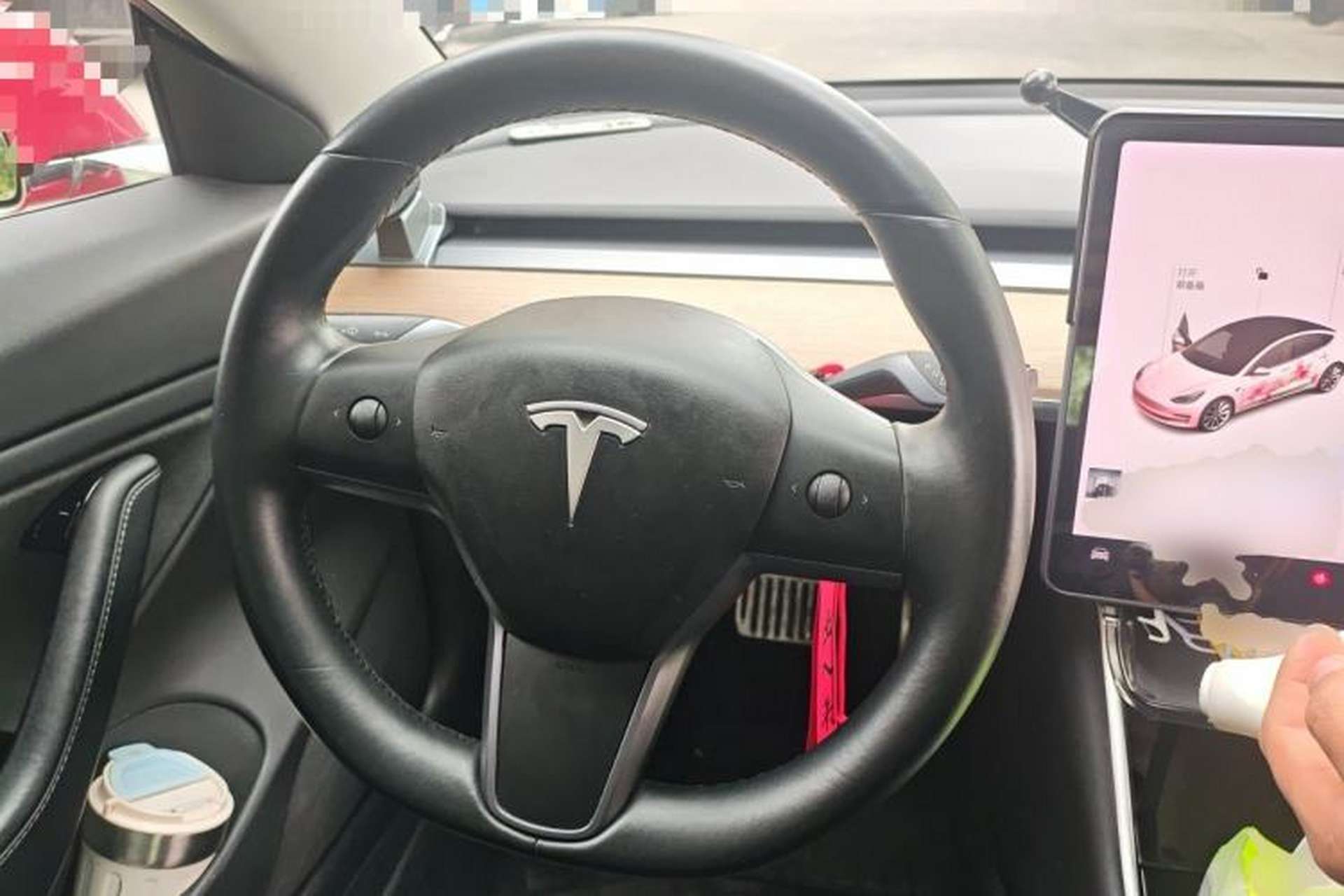 Used Tesla Model 3 2019 Long-Range Rear-Wheel-Drive Version Steering Wheel