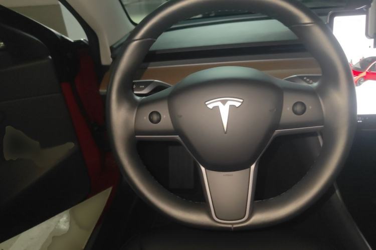 Used Tesla Model 3 2019 Long-Range Rear-Wheel-Drive Version Steering Wheel