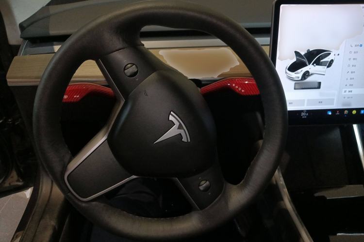Used Tesla Model 3 2019 Long-Range Rear-Wheel-Drive Version Steering Wheel