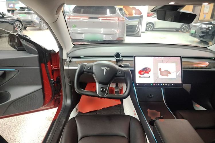 Used Tesla Model 3 2019 Long-Range All-Wheel-Drive Version Steering Wheel