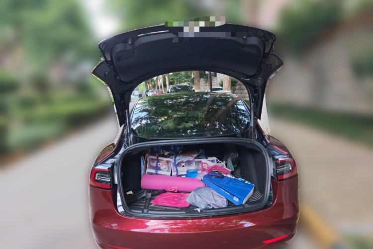 Used Tesla Model 3 2019 Long-Range All-Wheel-Drive Version Trunk