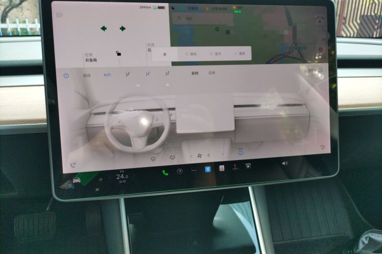 Used Tesla Model 3 2019 Standard Range Rear-Drive Upgraded Version Audio And AC Panel