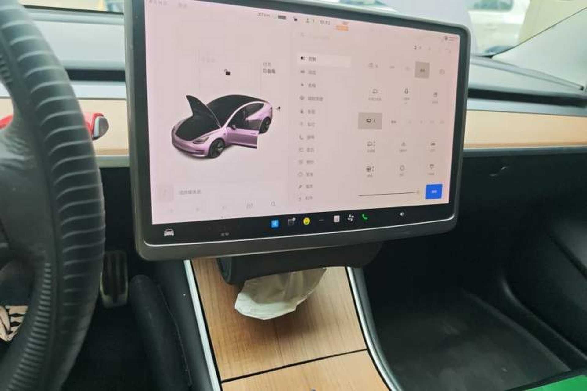 Used Tesla Model 3 2019 Standard Range Rear-Drive Upgraded Version Audio And AC Panel