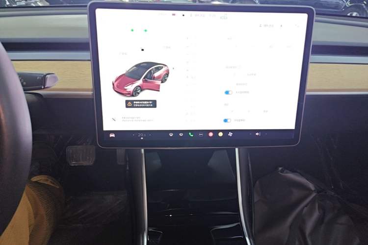 Used Tesla Model 3 2019 Standard Range Rear-Drive Upgraded Version Audio And AC Panel