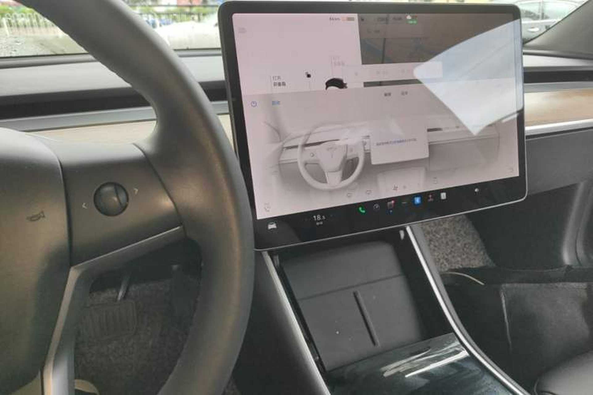 Used Tesla Model 3 2019 Standard Range Rear-Drive Upgraded Version Audio And AC Panel