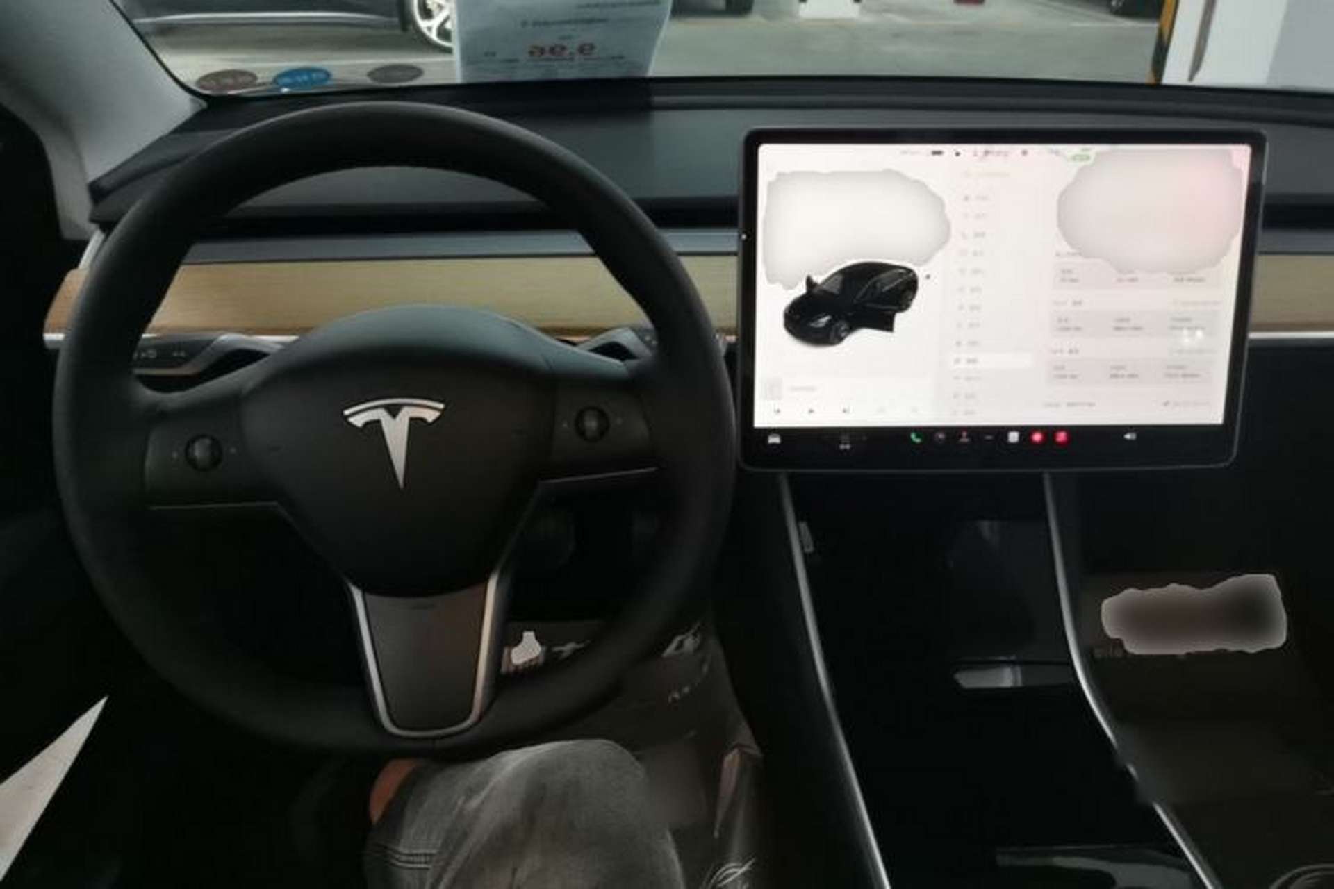 Used Tesla Model 3 2019 Standard Range Rear-Drive Upgraded Version Center Console