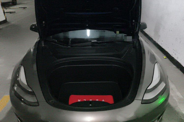 Used Tesla Model 3 2019 Long-Range Rear-Wheel-Drive Version Engine Bay