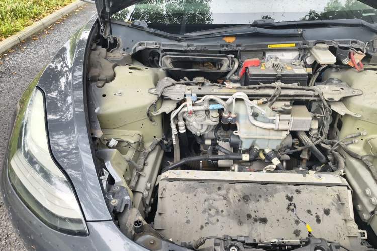 Used Tesla Model 3 2019 Long-Range All-Wheel-Drive Version Engine Bay Right