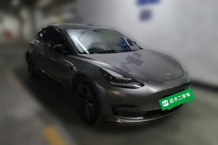 Used Tesla Model 3 2019 Long-Range Rear-Wheel-Drive Version Front Right 45 Deg
