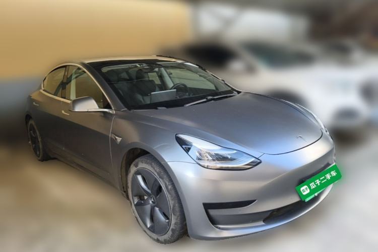 Used Tesla Model 3 2019 Standard Range Rear-Drive Upgraded Version Front Right 45 Deg