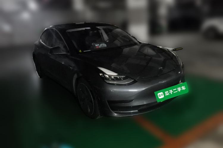 Used Tesla Model 3 2019 Standard Range Rear-Drive Upgraded Version Front Right 45 Deg