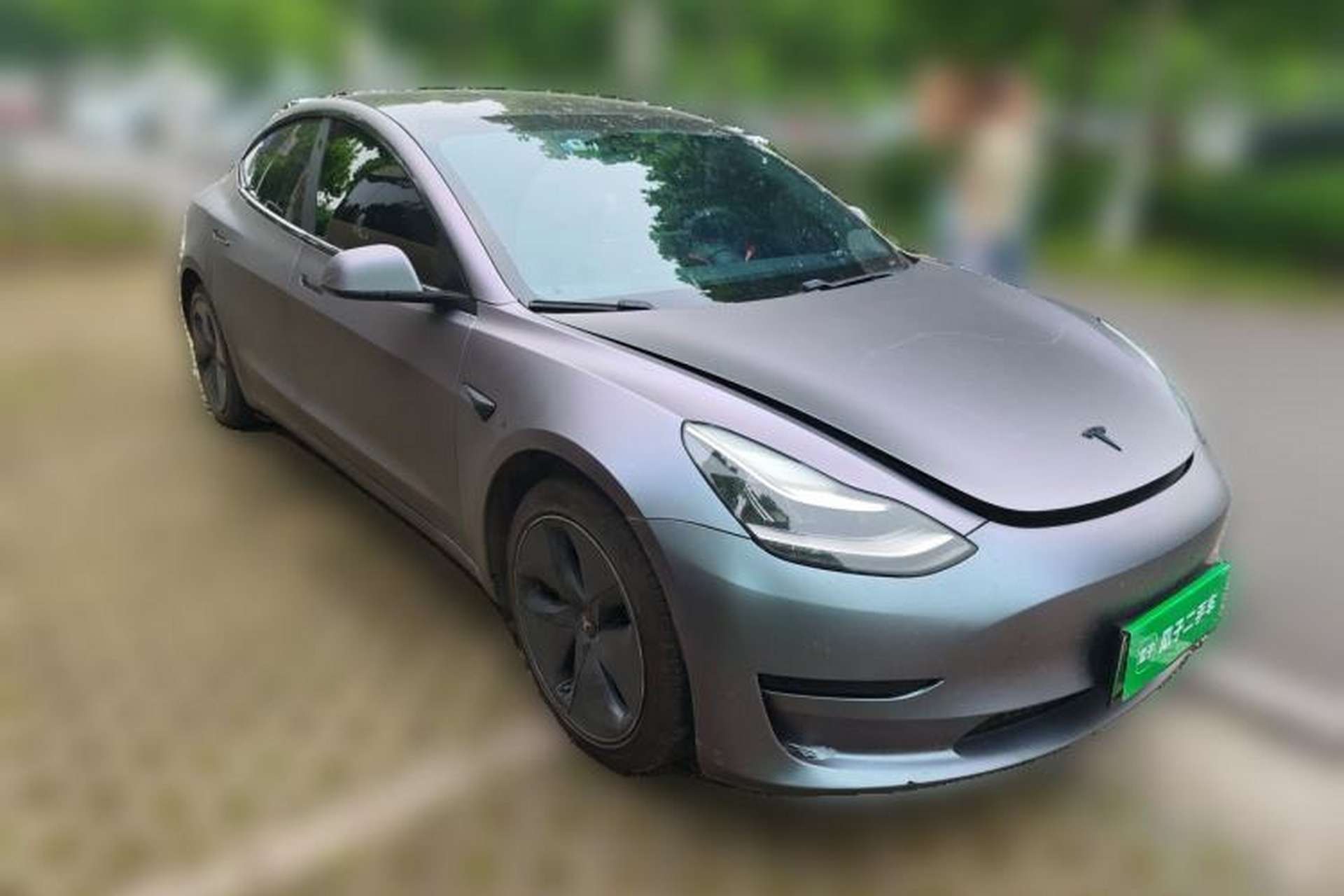 Used Tesla Model 3 2019 Standard Range Rear-Drive Upgraded Version Front Right 45 Deg