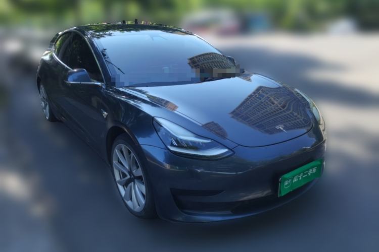 Used Tesla Model 3 2019 Standard Range Rear-Drive Upgraded Version Front Right 45 Deg