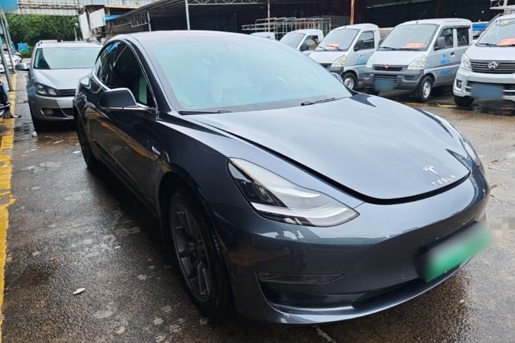 Used Tesla Model 3 2019 Long-Range Rear-Wheel-Drive Version Front Right 45 Deg