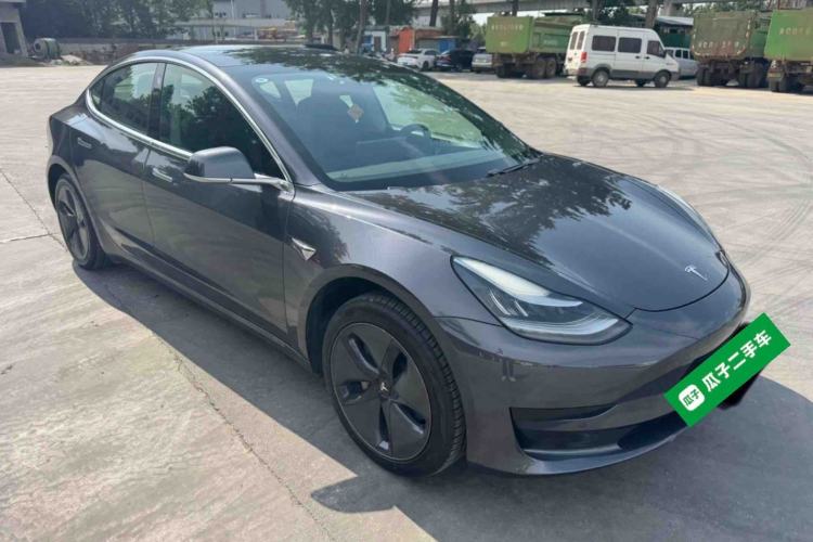 Used Tesla Model 3 2019 Standard Range Rear-Drive Upgraded Version Front Right 45 Deg