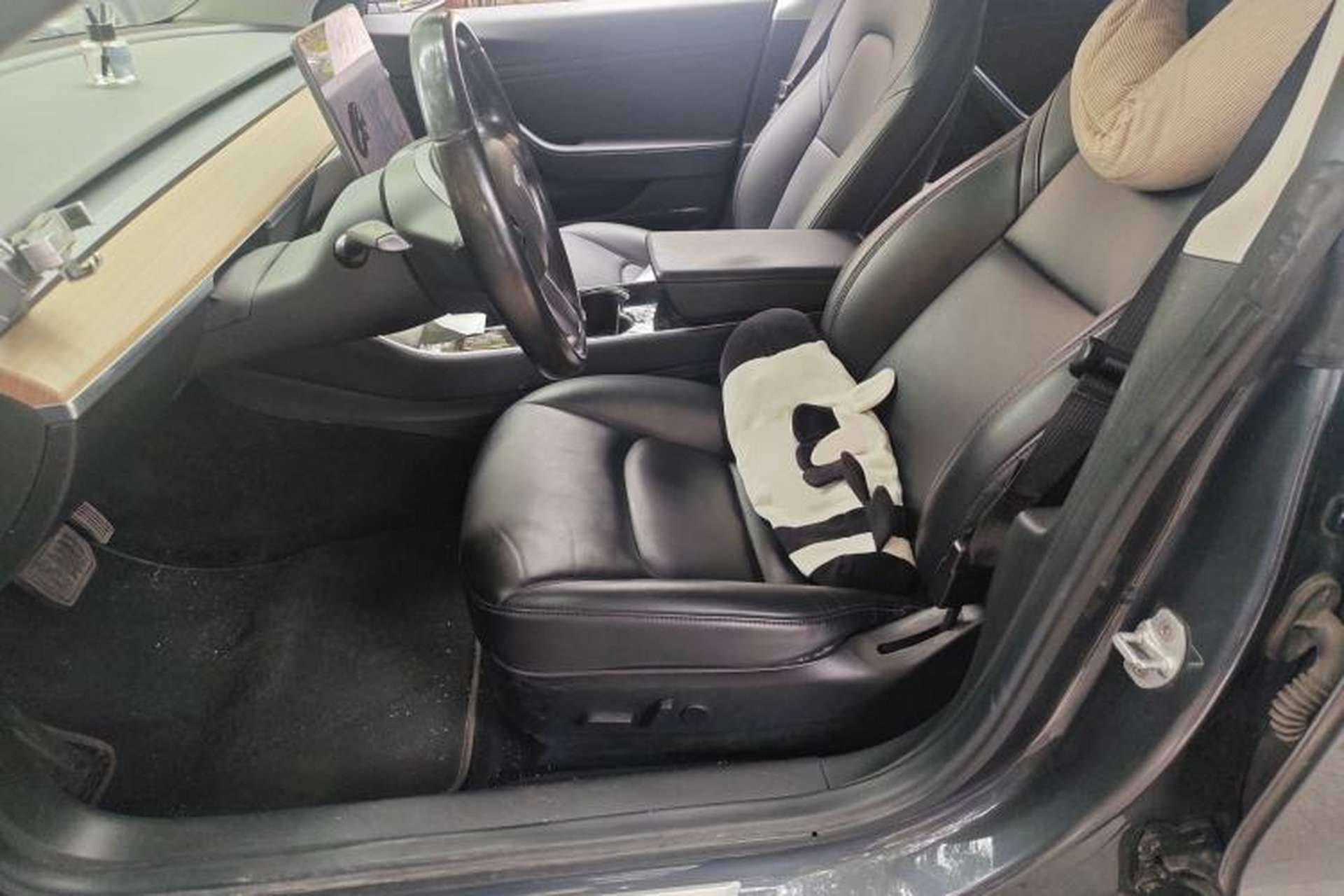 Used Tesla Model 3 2019 Long-Range Rear-Wheel-Drive Version Left Front Seat