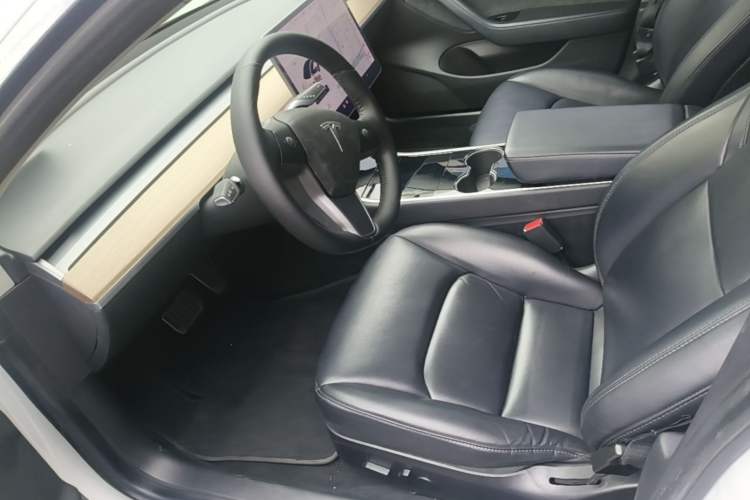 Used Tesla Model 3 2019 Long-Range Rear-Wheel-Drive Version Left Front Seat