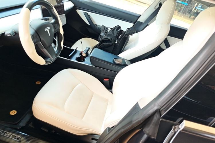 Used Tesla Model 3 2019 Long-Range Rear-Wheel-Drive Version Left Front Seat