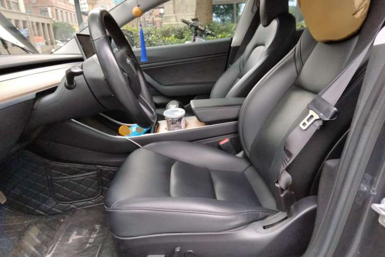 Used Tesla Model 3 2019 Long-Range Rear-Wheel-Drive Version Left Front Seat