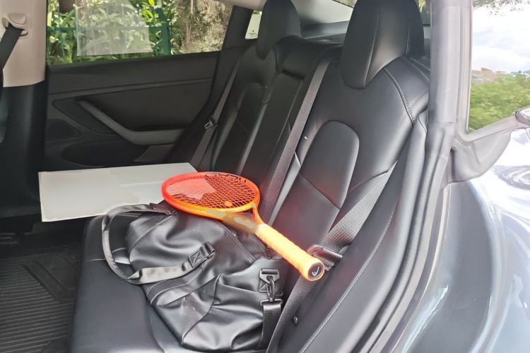Used Tesla Model 3 2019 Long-Range All-Wheel-Drive Version Left Rear Seat